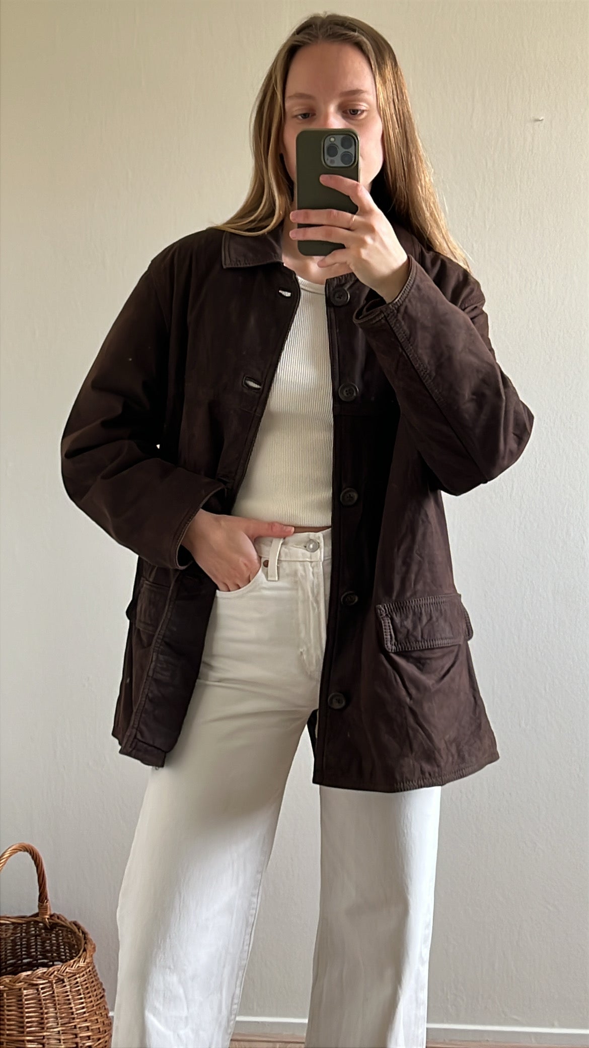 Vintage leather jacket