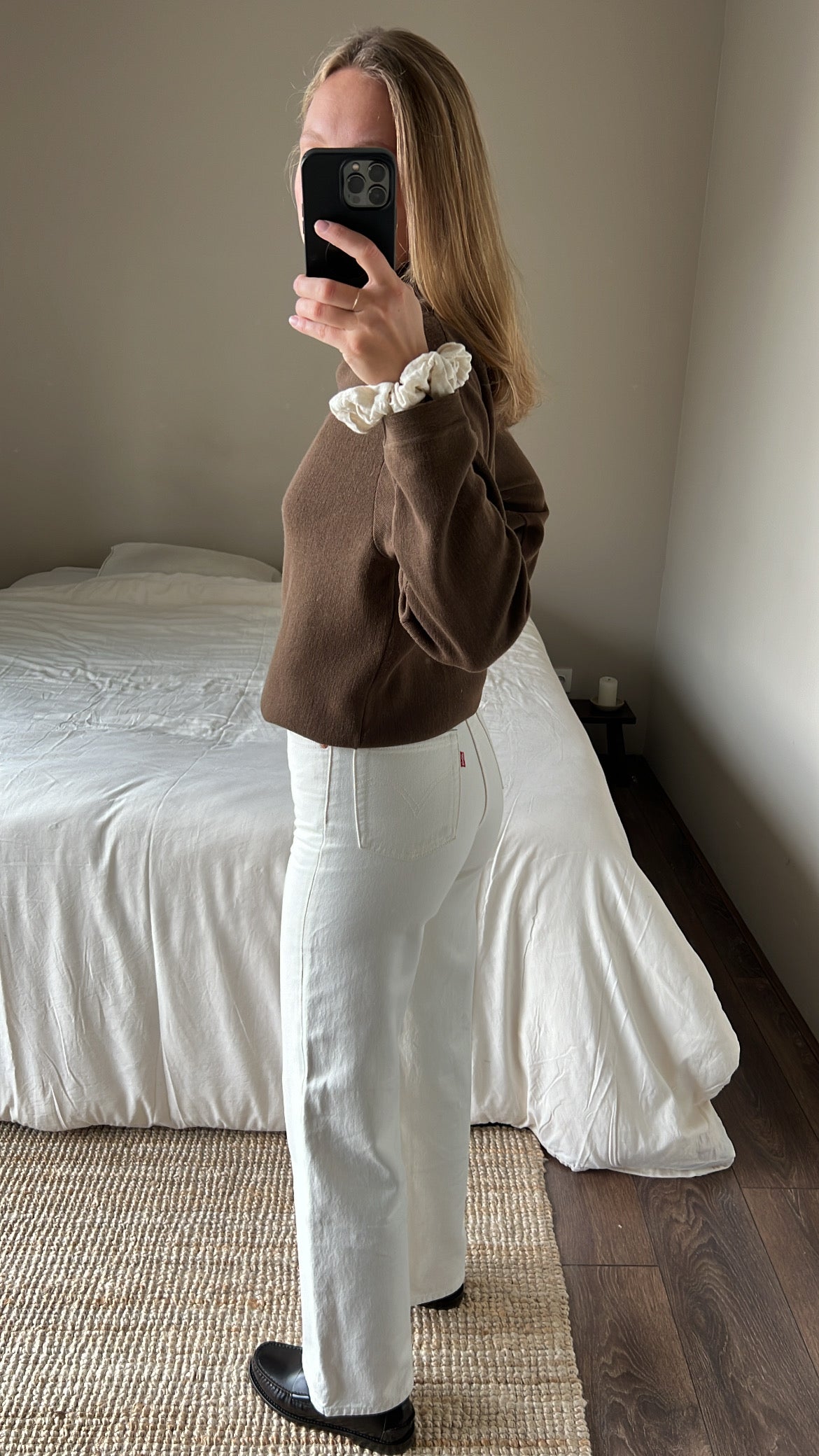 Vintage cotton blend knit