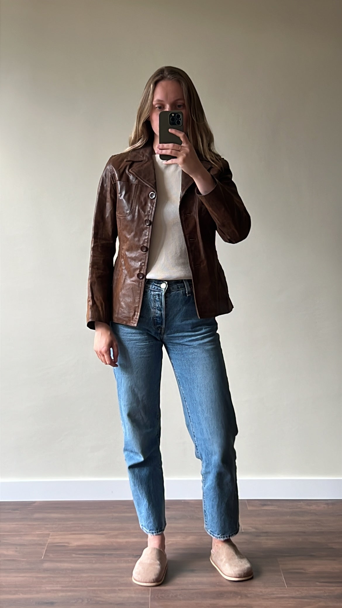 Leather jacket