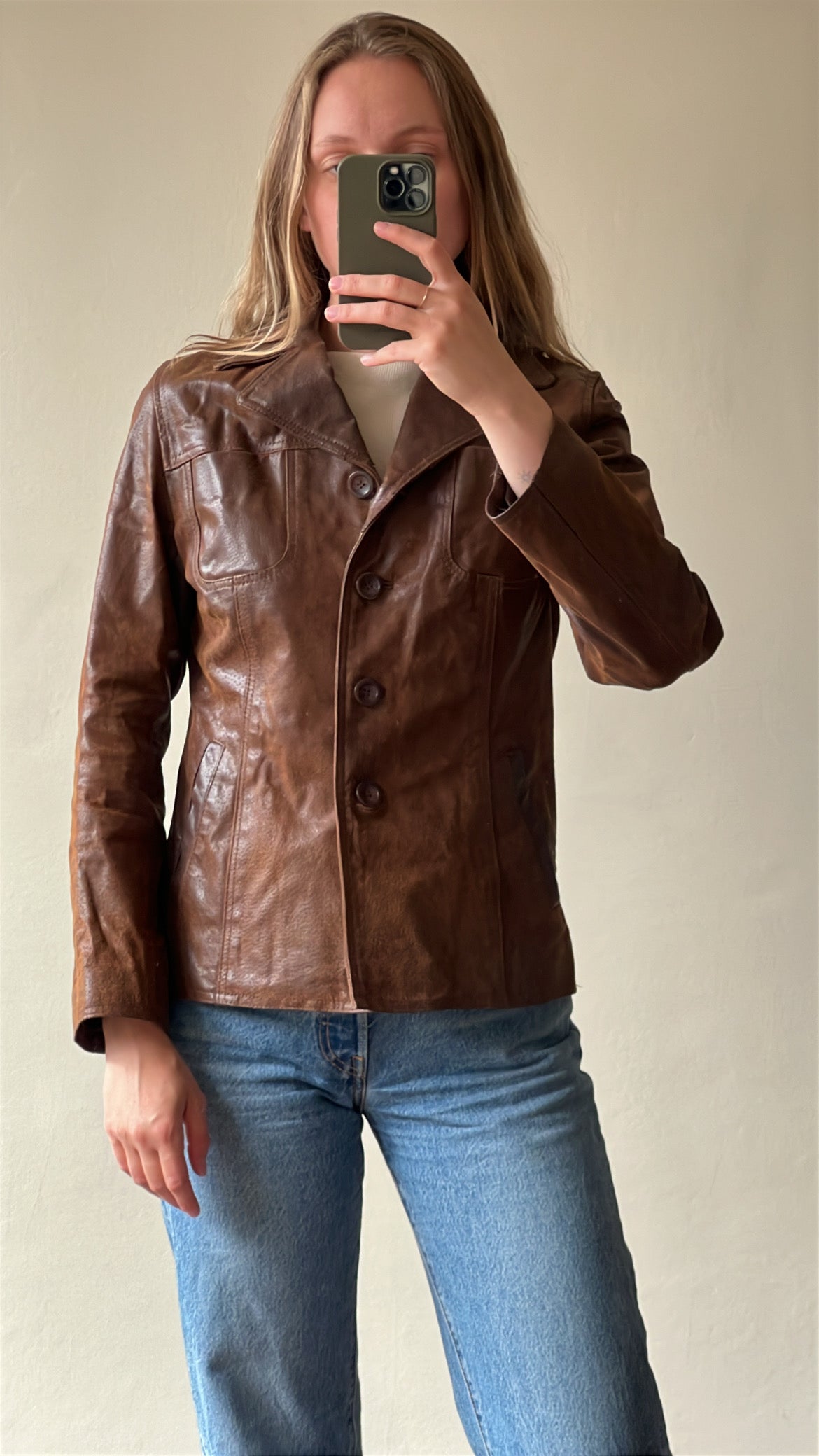 Leather jacket