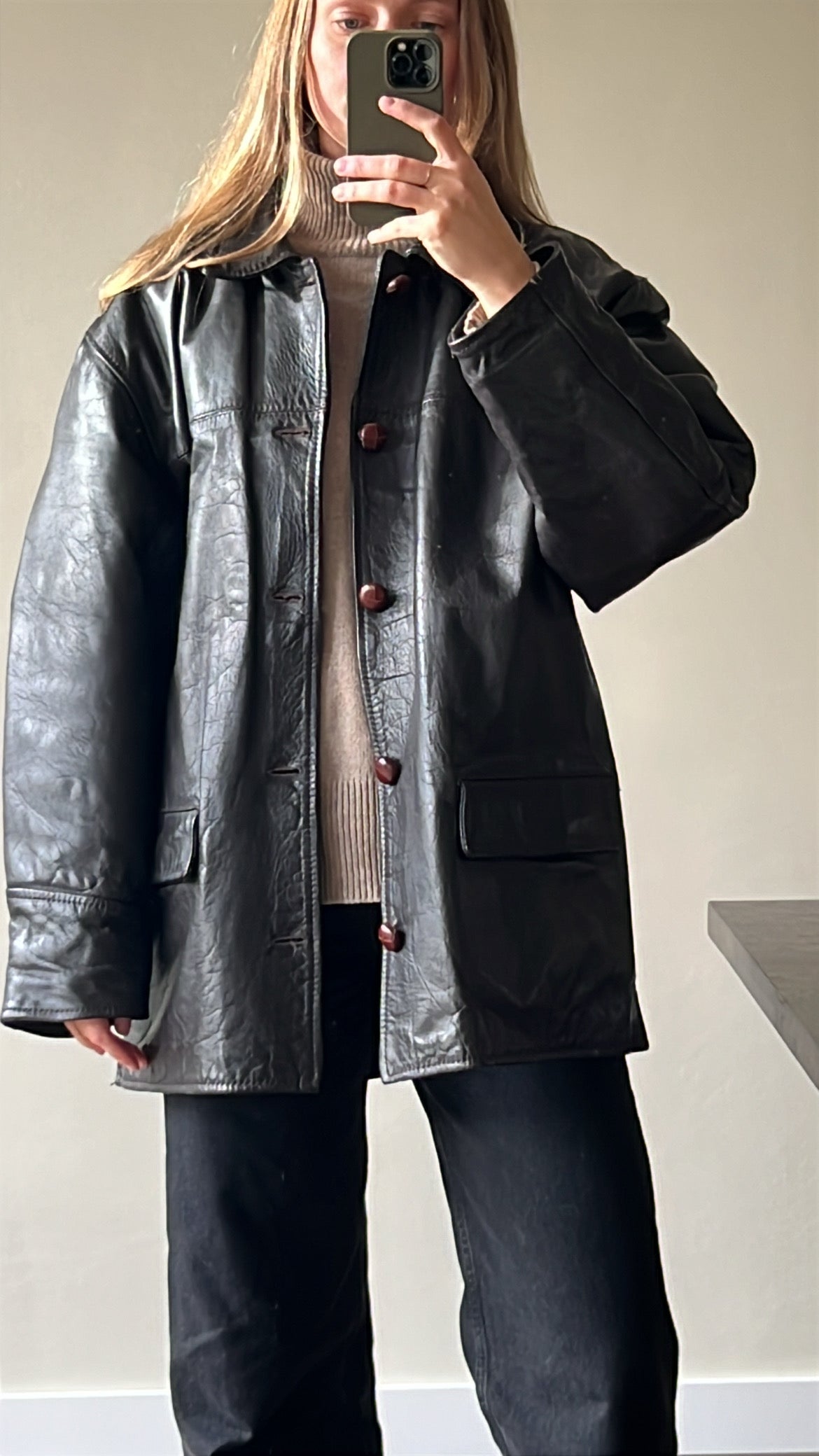 Vintage leather jacket