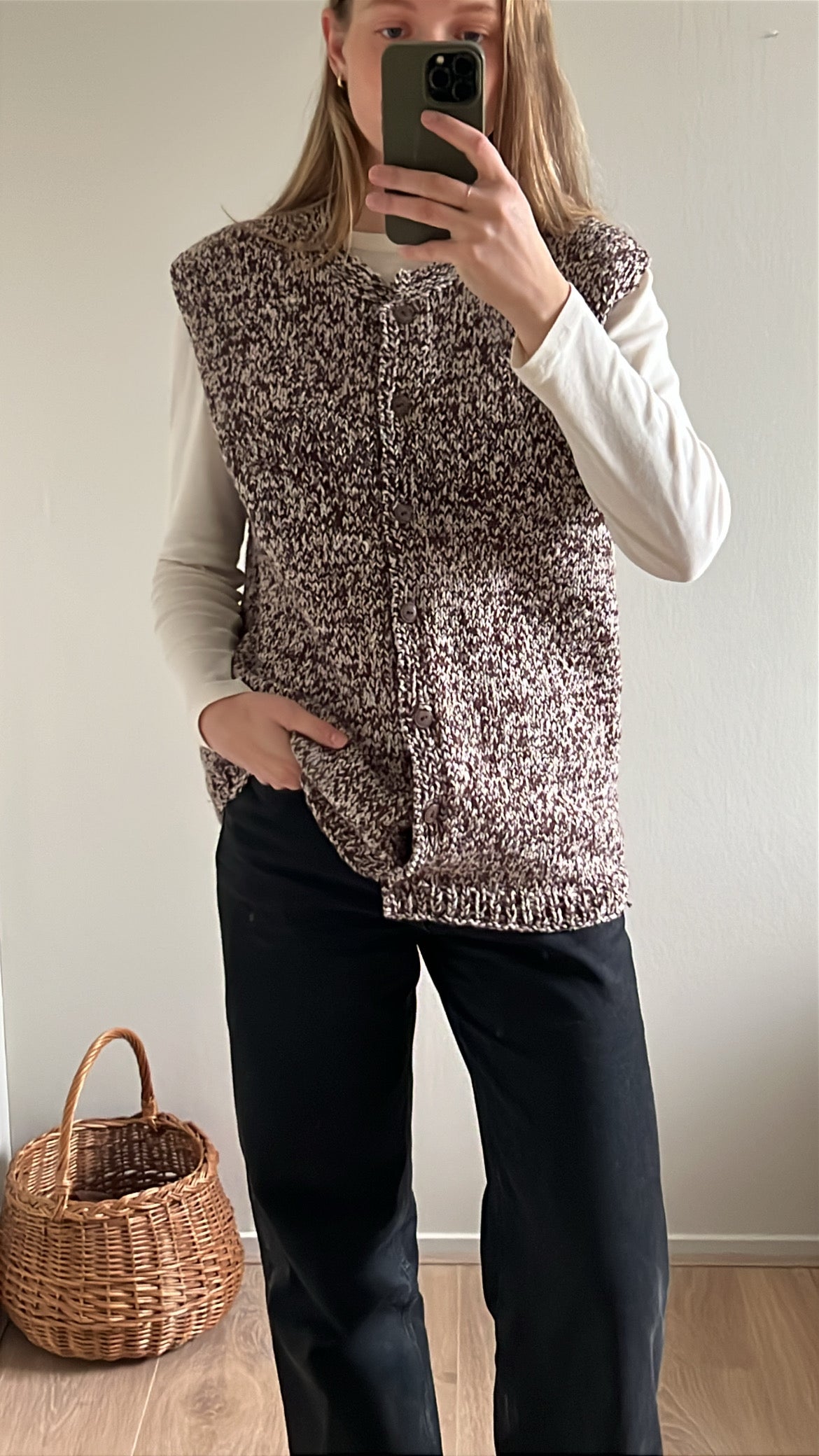 vintage woolen vest