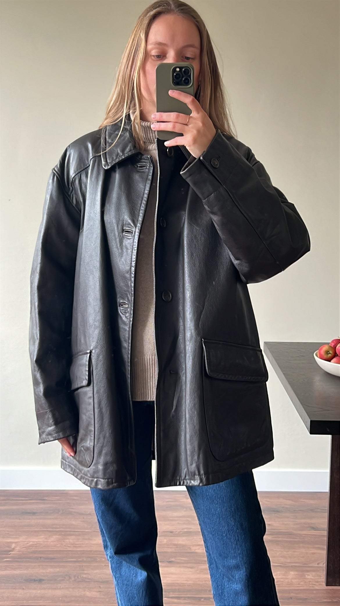 Vintage leather jacket