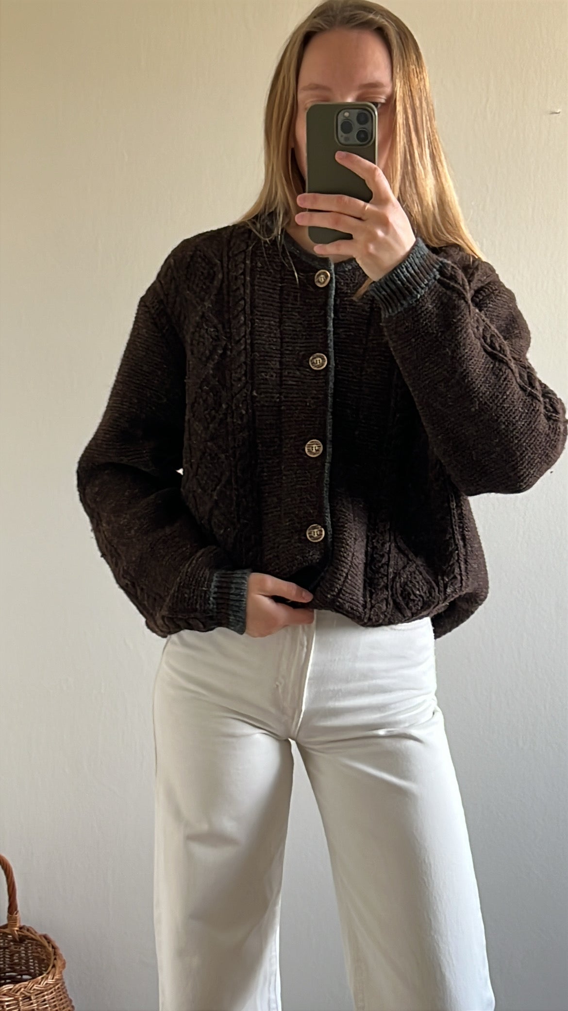 Vintage woolen cardigan