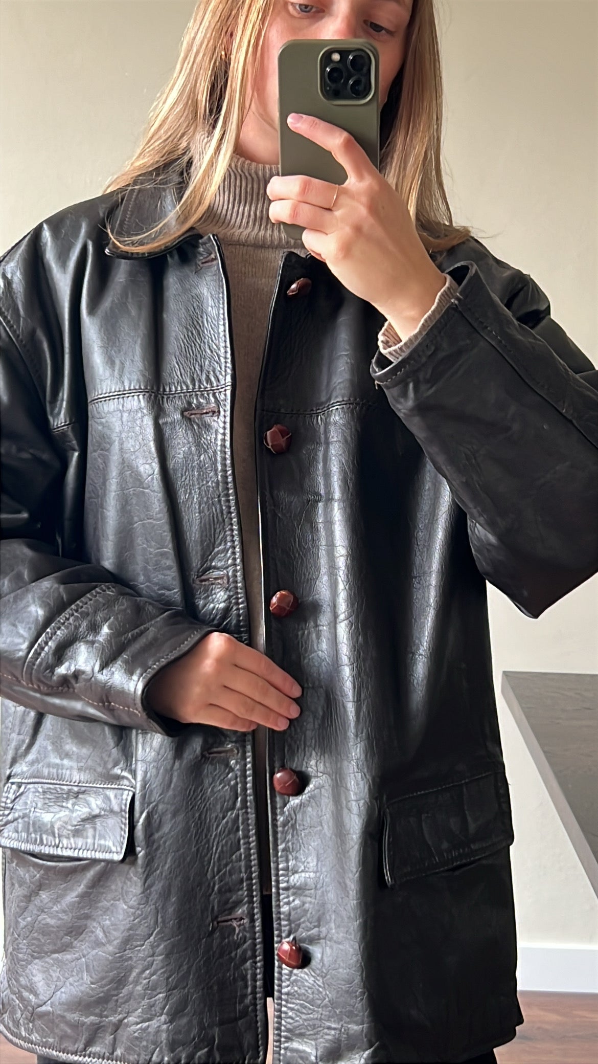 Vintage leather jacket
