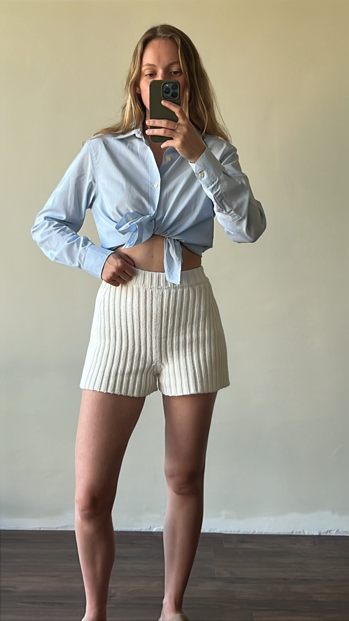 Shirt with stripes