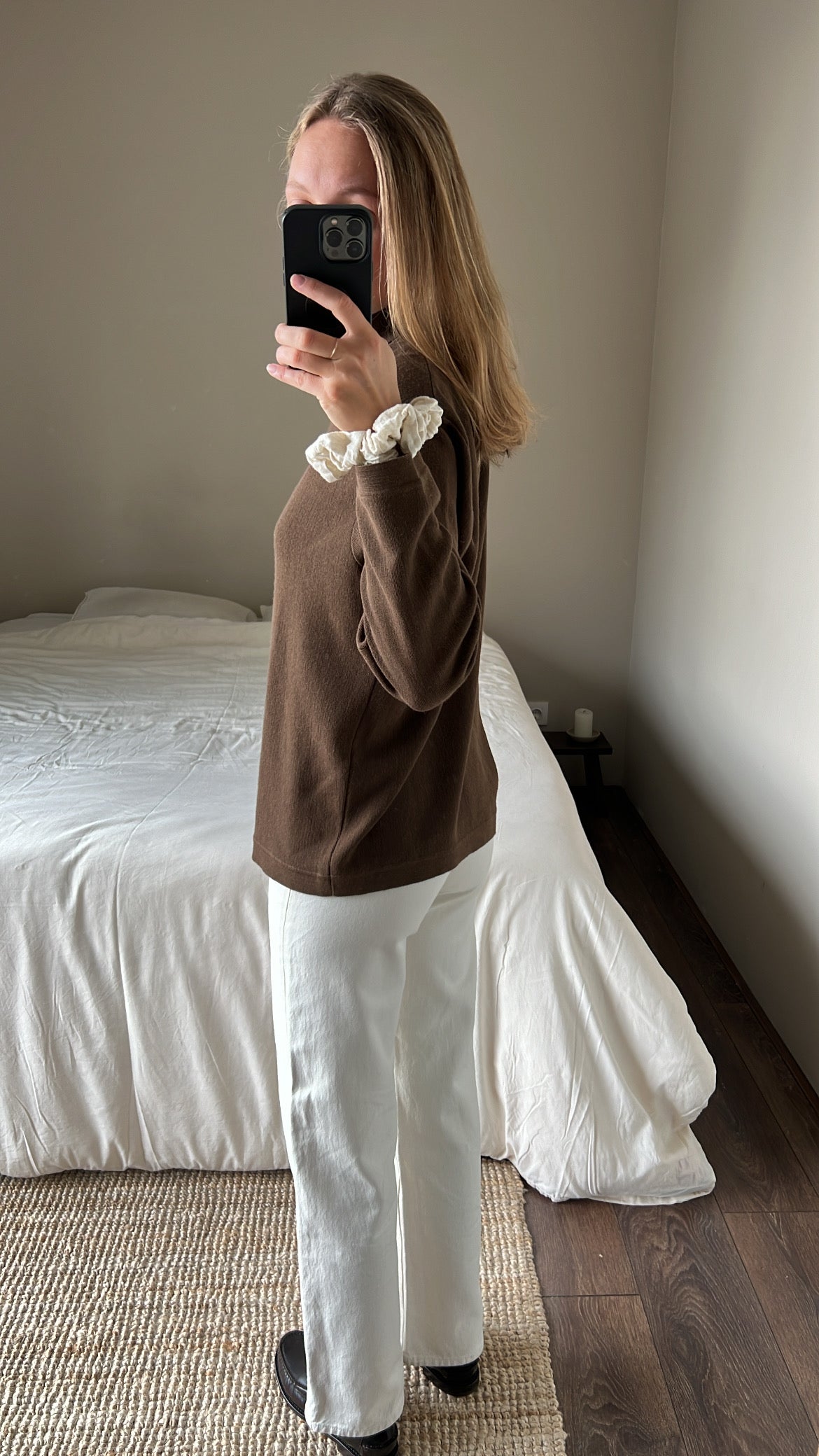 Vintage cotton blend knit