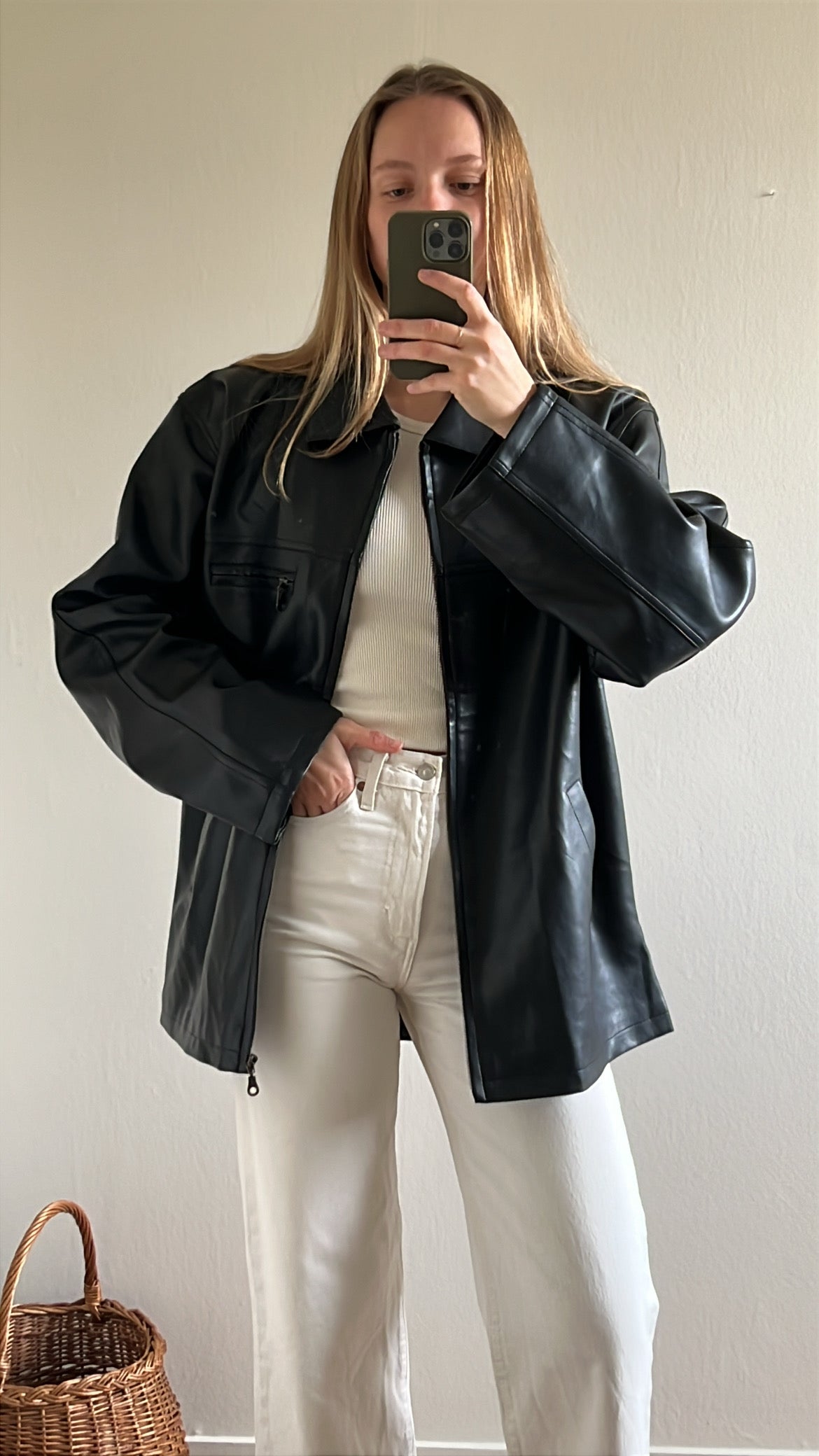 Vintage leather jacket