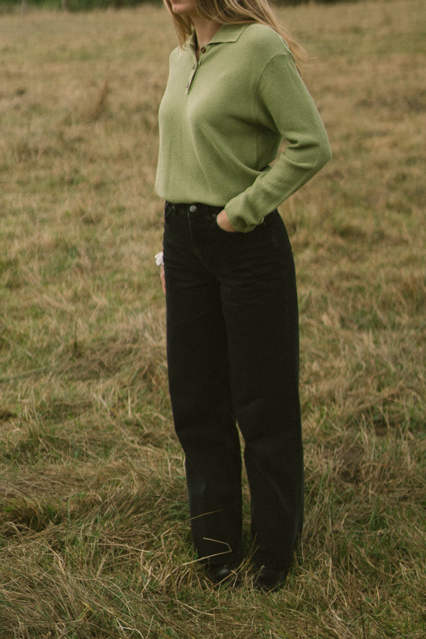 Vintage polo long sleeve
