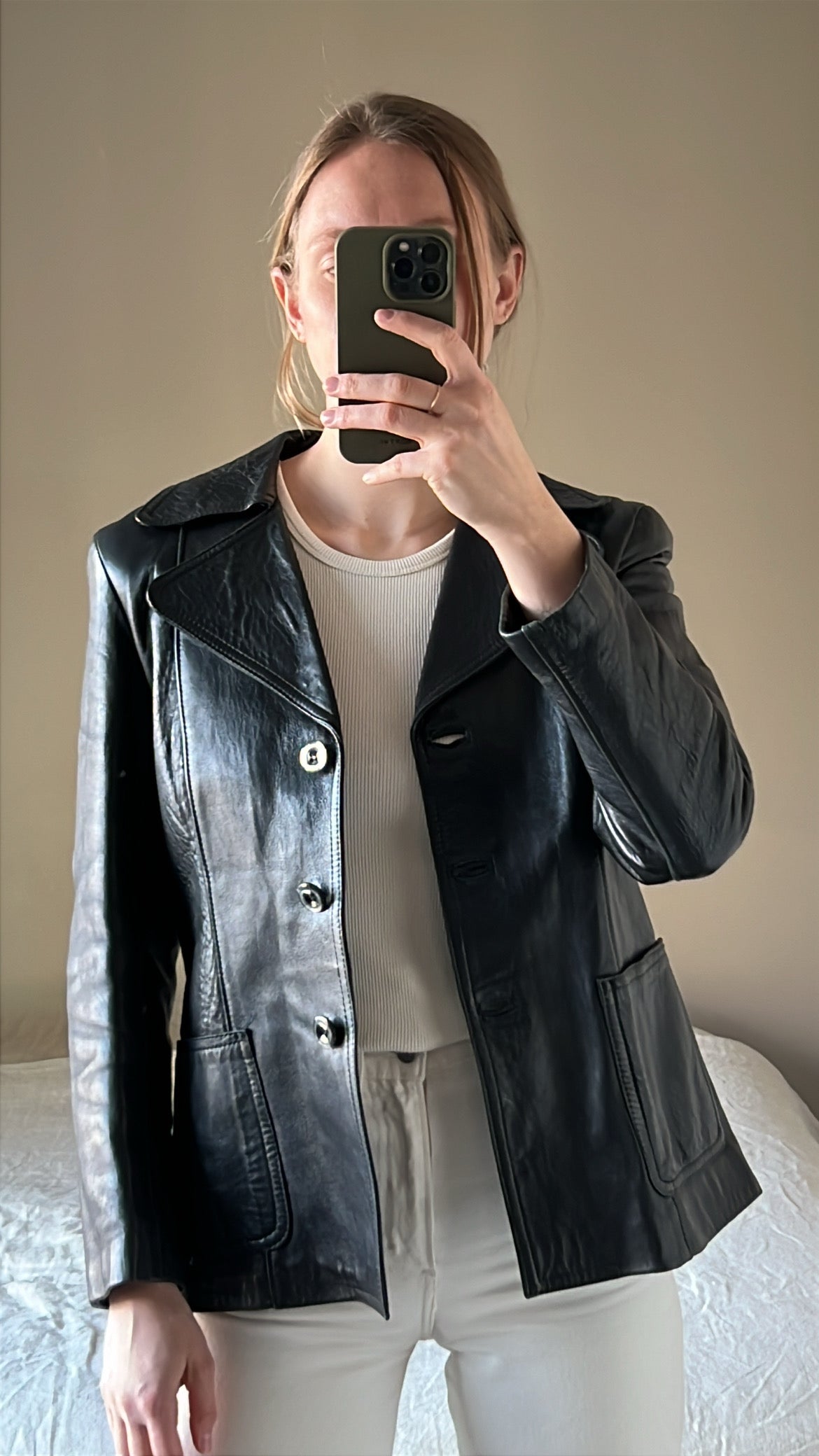 Leather jacket