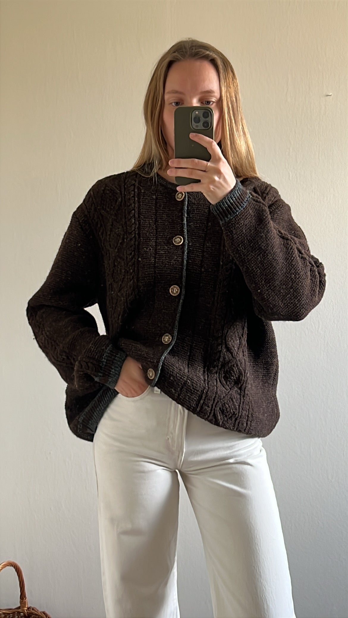 Vintage woolen cardigan