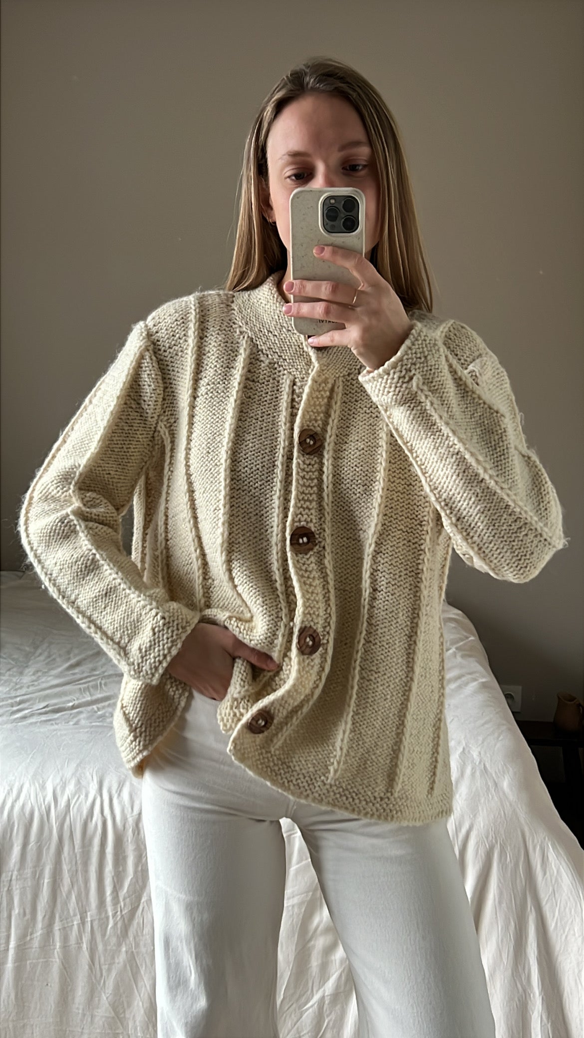 Woolen cardigan