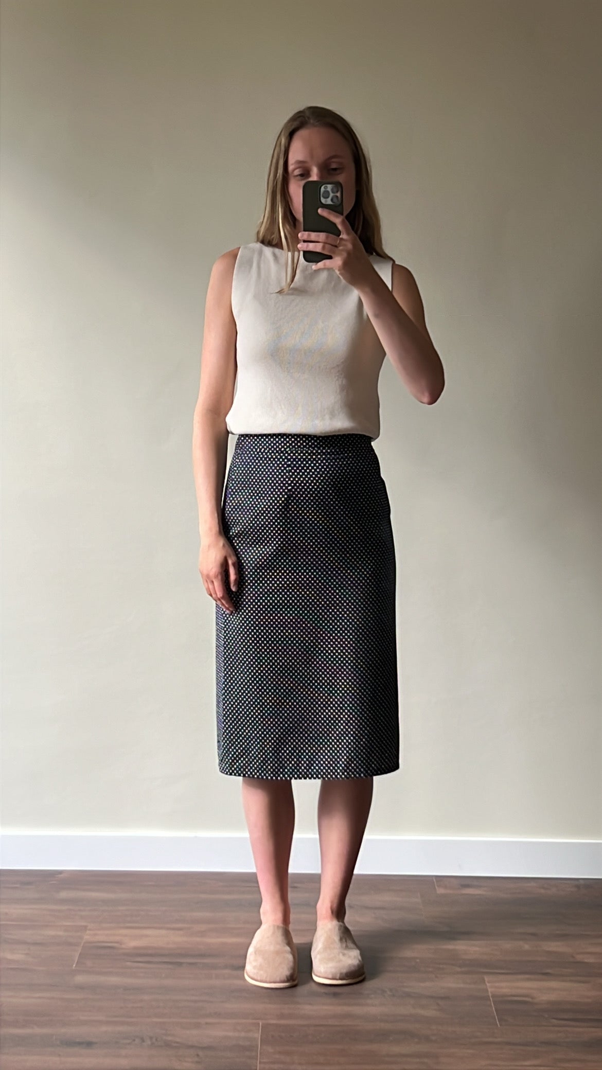 Vintage skirt with dots