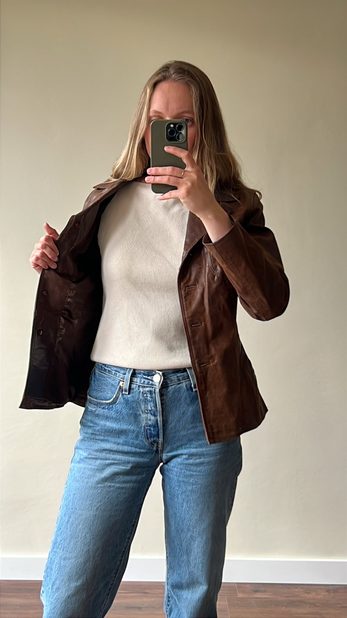Leather jacket