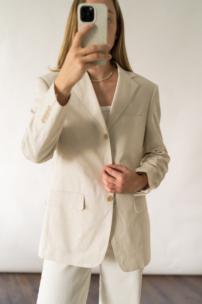 Linen blazer